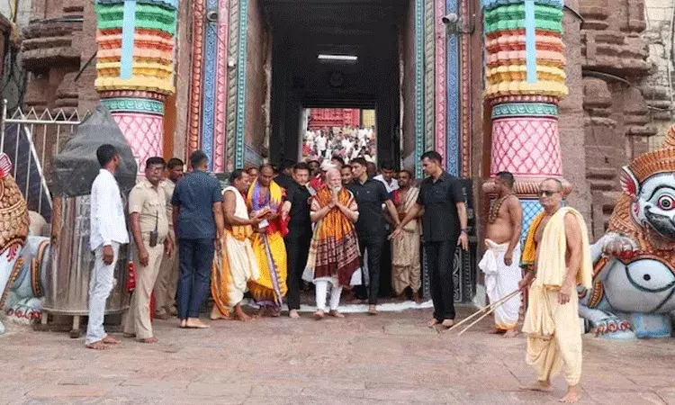 ఒడిశాలో మోడీ వరుస ప్రచార ర్యాలీలు..  రత్న భండార్ కీ అంశాన్ని లేవనెత్తిన ప్రధాని ఒడిశాలో మోడీ వరుస ప్రచార ర్యాలీలు..  రత్న భండార్ కీ అంశాన్ని లేవనెత్తిన ప్రధాని