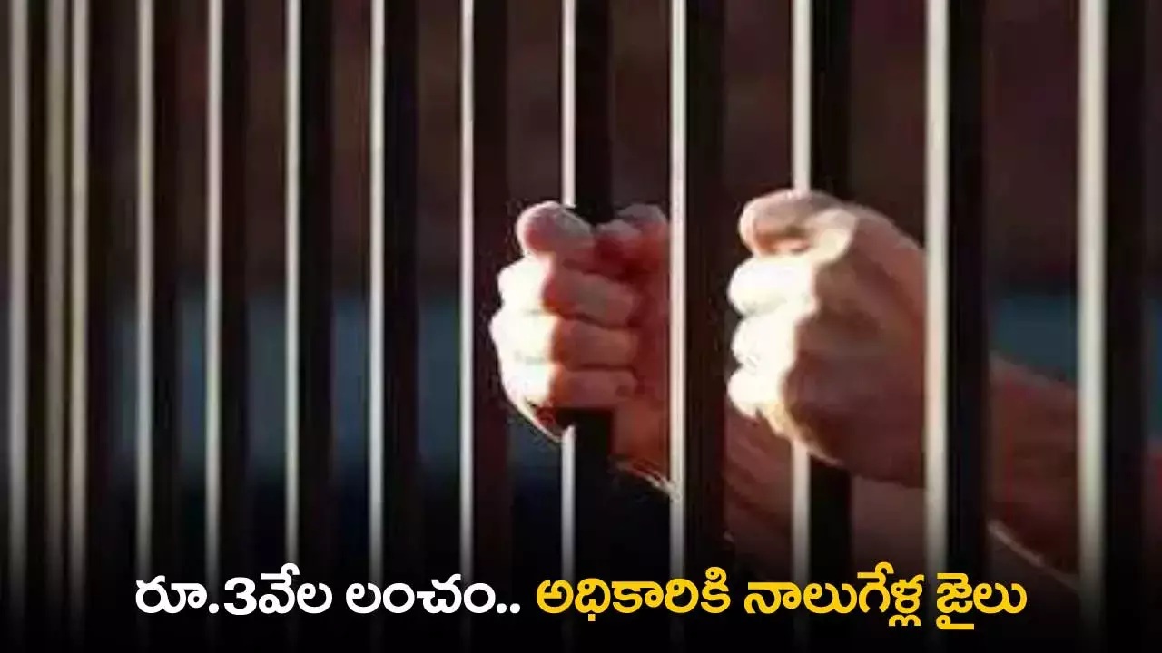 TS : రూ.3వేల లంచం.. అధికారికి నాలుగేళ్ల జైలు