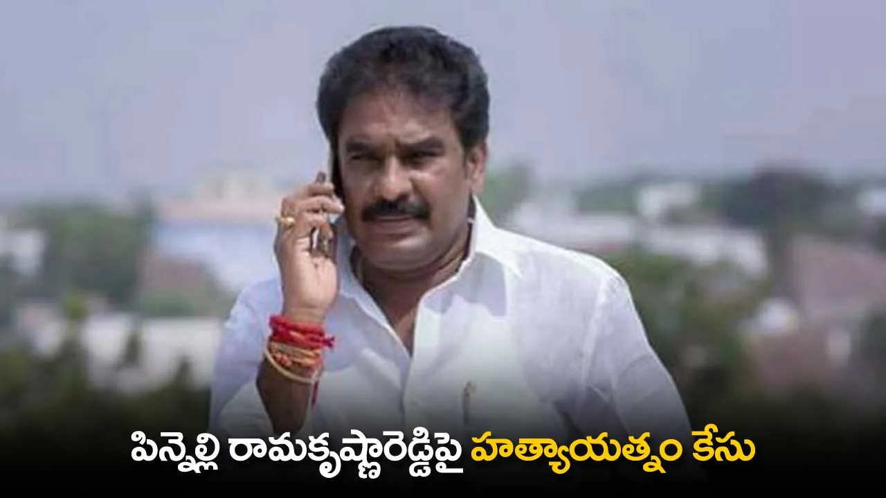 AP : పిన్నెల్లి రామకృష్ణారెడ్డిపై హత్యాయత్నం కేసు AP : పిన్నెల్లి రామకృష్ణారెడ్డిపై హత్యాయత్నం కేసు