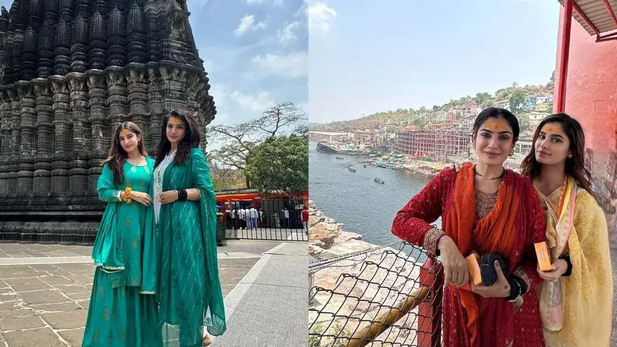 Raveena Tandon : కుమార్తెతో కలిసి ఉజ్జయినిని సందర్శించిన ప్రముఖ నటి Raveena Tandon : కుమార్తెతో కలిసి ఉజ్జయినిని సందర్శించిన ప్రముఖ నటి