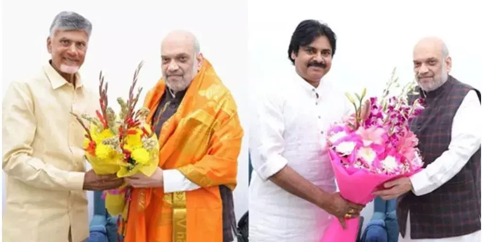 AMITH SHAH: ఆంధ్రప్రదేశ్లో వచ్చేది ఎన్డీఏనే AMITH SHAH: ఆంధ్రప్రదేశ్లో వచ్చేది ఎన్డీఏనే