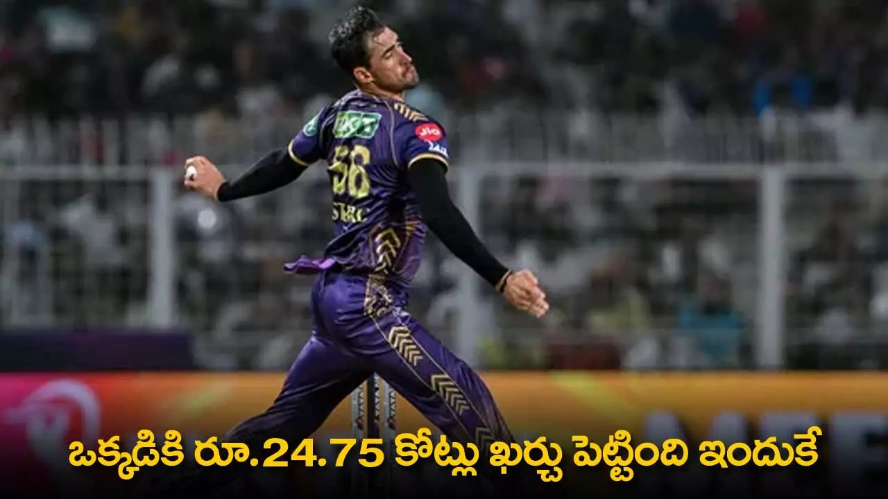 Mitchell Starc : ఒక్కడికి రూ.24.75 కోట్లు ఖర్చు పెట్టింది ఇందుకే Mitchell Starc : ఒక్కడికి రూ.24.75 కోట్లు ఖర్చు పెట్టింది ఇందుకే