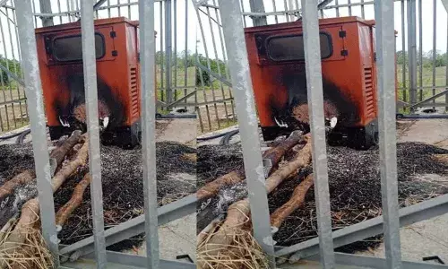 ఛత్తీస్గఢ్: నిర్మాణంలో ఉన్న రెండు మొబైల్ టవర్లను  తగులబెట్టిన నక్సల్స్ ఛత్తీస్గఢ్: నిర్మాణంలో ఉన్న రెండు మొబైల్ టవర్లను  తగులబెట్టిన నక్సల్స్