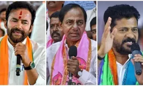 TG: తెలంగాణలో బీజేపీ-కాంగ్రెస్ హోరాహోరీ TG: తెలంగాణలో బీజేపీ-కాంగ్రెస్ హోరాహోరీ