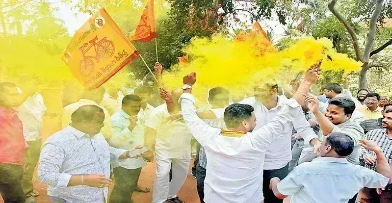 TDP: అంబరాన్నంటిన సంబరాలు