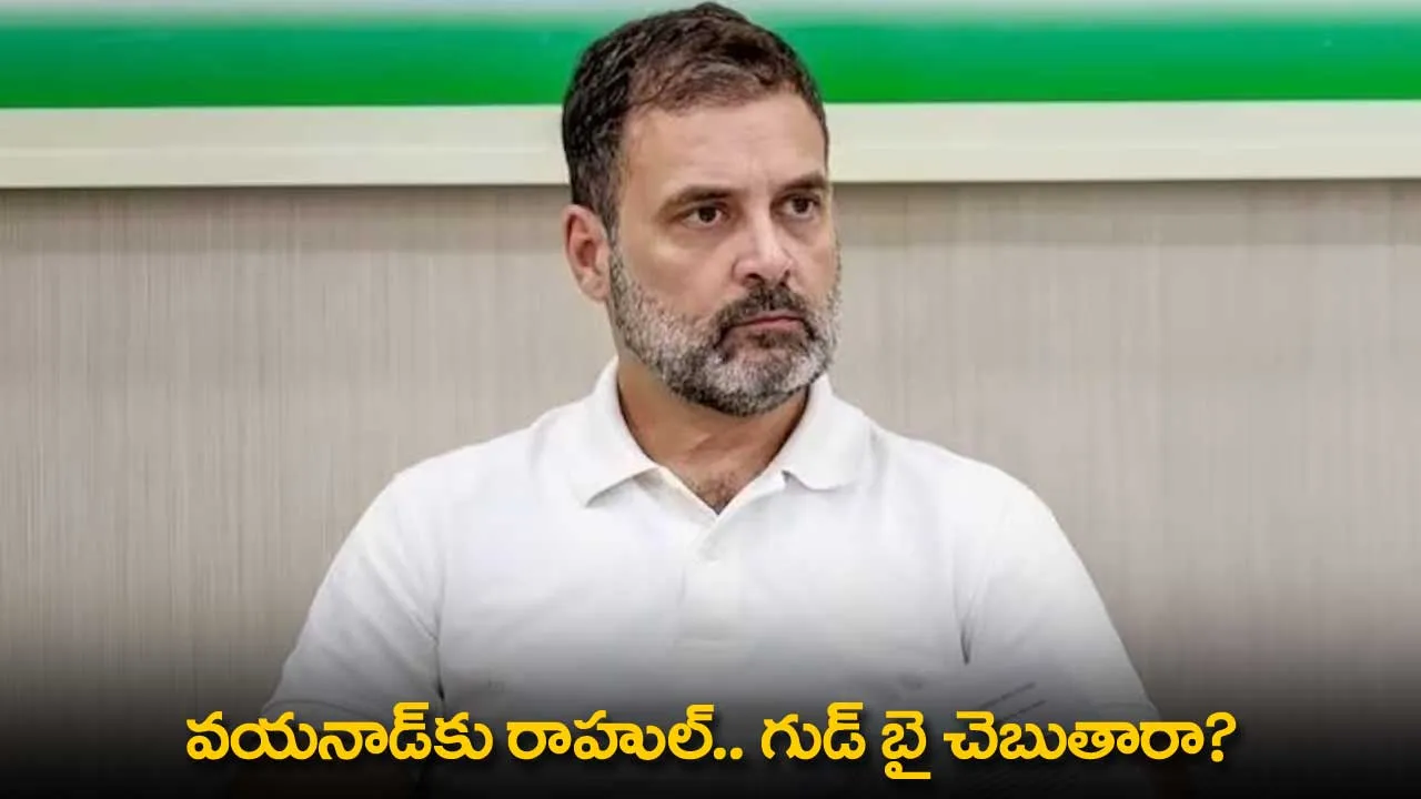 Rahul Gandhi : వయనాడ్కు రాహుల్.. గుడ్ బై చెబుతారా? Rahul Gandhi : వయనాడ్కు రాహుల్.. గుడ్ బై చెబుతారా?