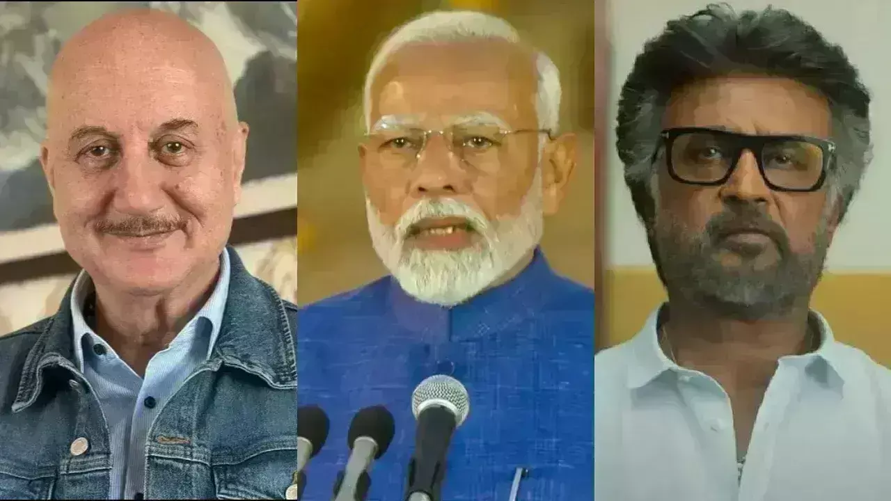 God’s Gift to Mankind’: రజినీ కాంత్ తో కలిసి ఉన్న ఫన్ వీడియో షేర్ చేసిన అనుపమ్ ఖేర్ God’s Gift to Mankind’: రజినీ కాంత్ తో కలిసి ఉన్న ఫన్ వీడియో షేర్ చేసిన అనుపమ్ ఖేర్