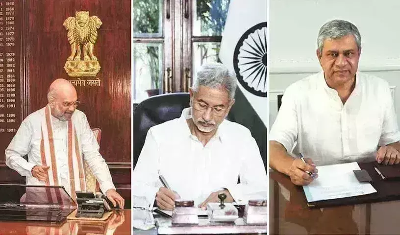 Central Cabinet: కేంద్ర మంత్రుల బాధ్యతల స్వీకరణ