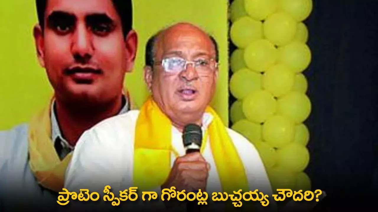 Protem Speaker : ప్రొటెం స్పీకర్ గా గోరంట్ల బుచ్చయ్య చౌదరి? Protem Speaker : ప్రొటెం స్పీకర్ గా గోరంట్ల బుచ్చయ్య చౌదరి?
