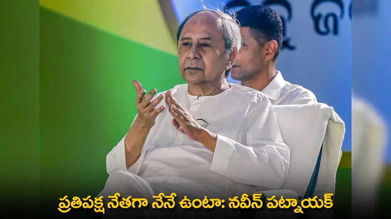 Naveen Patnaik : ప్రతిపక్ష నేతగా నేనే ఉంటా: నవీన్ పట్నాయక్ Naveen Patnaik : ప్రతిపక్ష నేతగా నేనే ఉంటా: నవీన్ పట్నాయక్