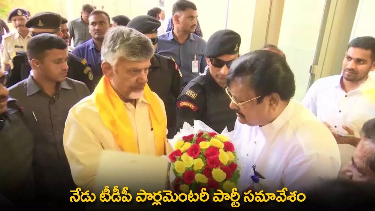 AP : నేడు టీడీపీ పార్లమెంటరీ పార్టీ సమావేశం AP : నేడు టీడీపీ పార్లమెంటరీ పార్టీ సమావేశం