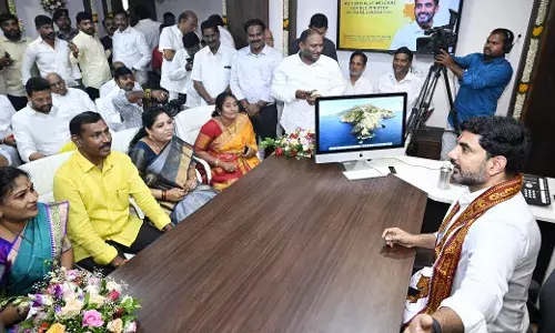 Nara Lokesh: మంత్రిగా బాధ్యతలు స్వీకరించిన నారా లోకేశ్‌