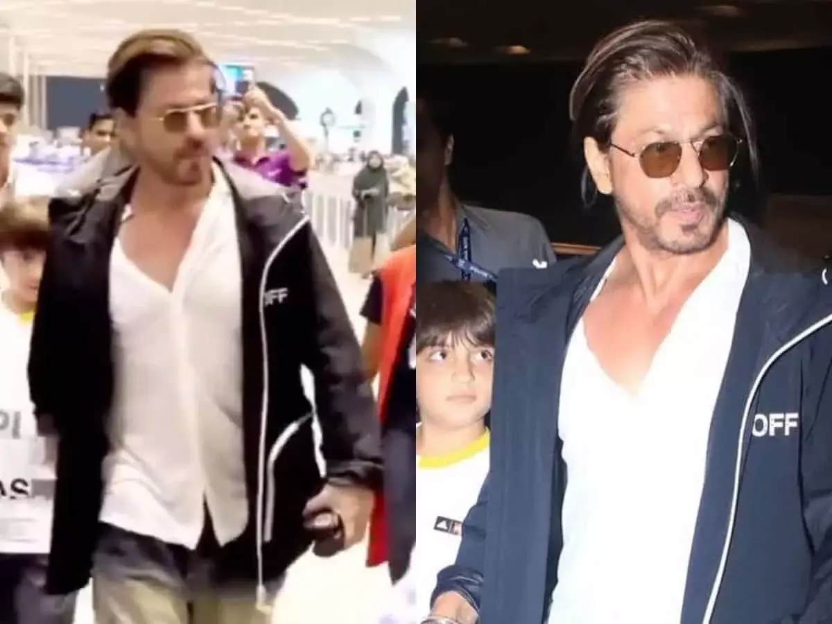 Shah Rukh Khan : షారుఖ్ వేస్కున్న ఈ జాకెట్ ధరెంతంటే.. Shah Rukh Khan : షారుఖ్ వేస్కున్న ఈ జాకెట్ ధరెంతంటే..