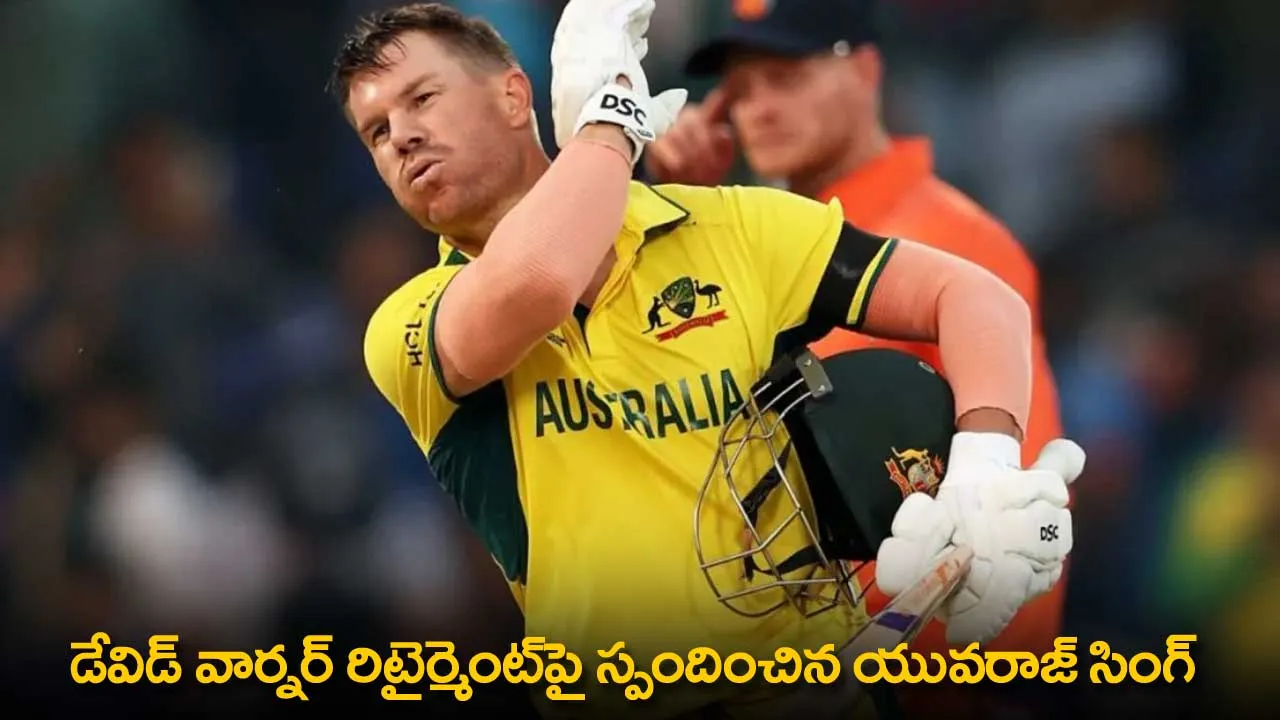 David Warner : డేవిడ్ వార్నర్ రిటైర్మెంట్పై స్పందించిన యువరాజ్ సింగ్ David Warner : డేవిడ్ వార్నర్ రిటైర్మెంట్పై స్పందించిన యువరాజ్ సింగ్