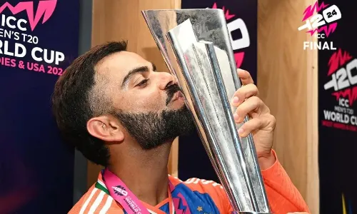 Virat Kohli Retirement:  విజయంతో టీ20లకు వీడ్కోలు పలికిన కోహ్లి Virat Kohli Retirement:  విజయంతో టీ20లకు వీడ్కోలు పలికిన కోహ్లి
