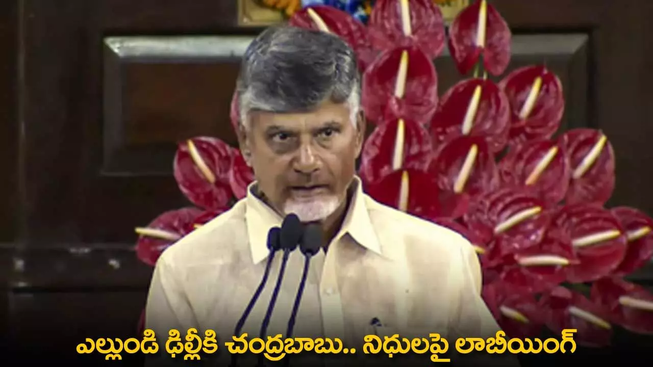AP : ఎల్లుండి ఢిల్లీకి చంద్రబాబు.. నిధులపై లాబీయింగ్ AP : ఎల్లుండి ఢిల్లీకి చంద్రబాబు.. నిధులపై లాబీయింగ్