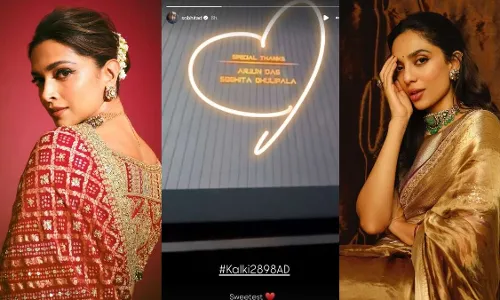 Kalki 2898 AD : దీపికా పదుకొణె కల్కి 2898 ADతో శోభితా ధూళిపాళకు ఉన్న ప్రత్యేక అనుబంధం గురించి మీకు తెలుసా? Kalki 2898 AD : దీపికా పదుకొణె కల్కి 2898 ADతో శోభితా ధూళిపాళకు ఉన్న ప్రత్యేక అనుబంధం గురించి మీకు తెలుసా?