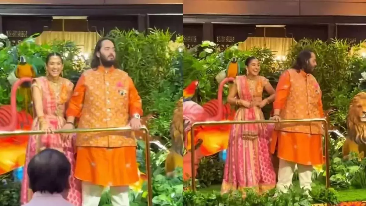 Mameru Ceremony : ముంబైలో గ్రాండ్ గా అనంత్ అంబానీ-రాధిక మర్చంట్ ఈవెంట్ Mameru Ceremony : ముంబైలో గ్రాండ్ గా అనంత్ అంబానీ-రాధిక మర్చంట్ ఈవెంట్