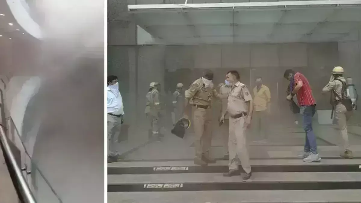 Logics Mall Noida Fire : నోయిడా సెక్టార్ 32లో భారీ అగ్నిప్రమాదం