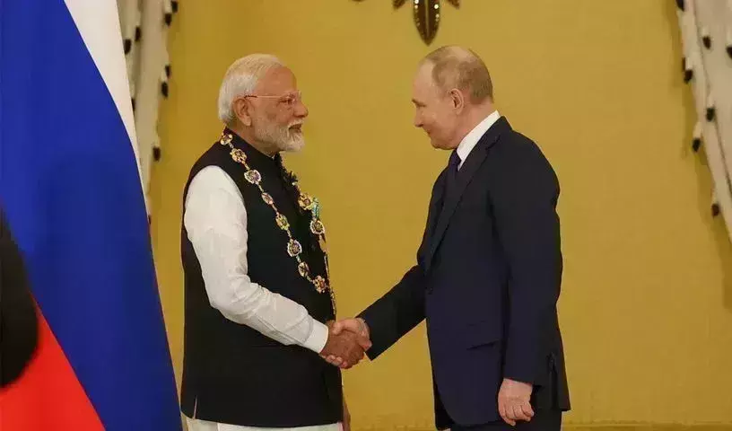 PM Modi: ప్రధాని మోడీకి రష్యా అత్యున్నత అవార్డు.. PM Modi: ప్రధాని మోడీకి రష్యా అత్యున్నత అవార్డు..