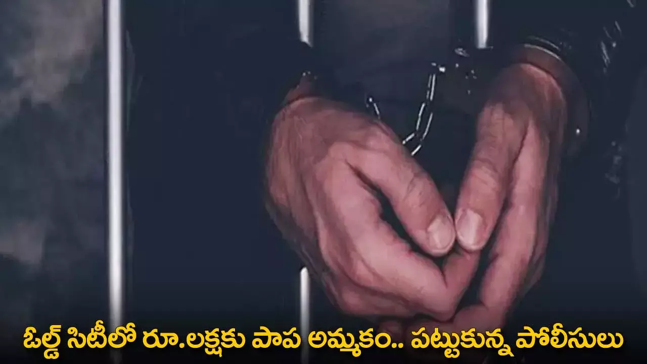 TG : ఓల్డ్ సిటీలో రూ.లక్షకు పాప అమ్మకం.. పట్టుకున్న పోలీసులు TG : ఓల్డ్ సిటీలో రూ.లక్షకు పాప అమ్మకం.. పట్టుకున్న పోలీసులు