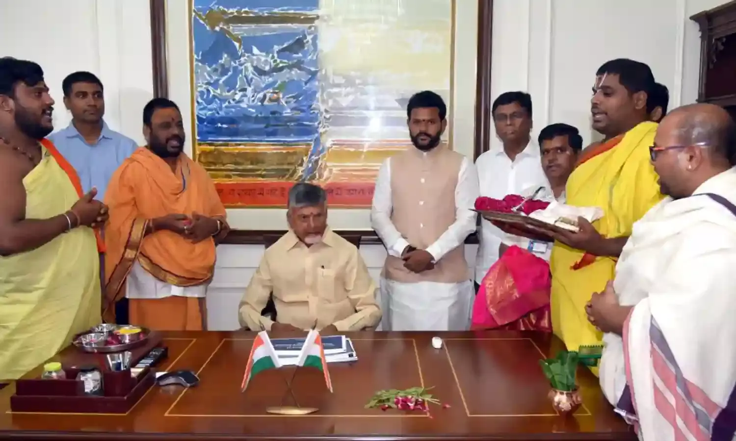 Chandra babu: ఢిల్లీలో సీఎం నివాసంలోకి అడుగుపెట్టిన చంద్రబాబు