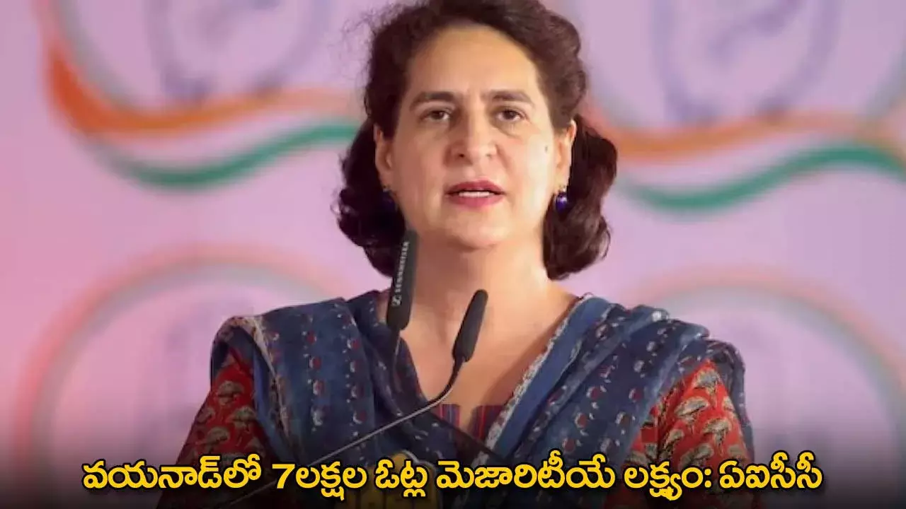 Wayanad : వయనాడ్‌లో 7లక్షల ఓట్ల మెజారిటీయే లక్ష్యం: ఏఐసీసీ