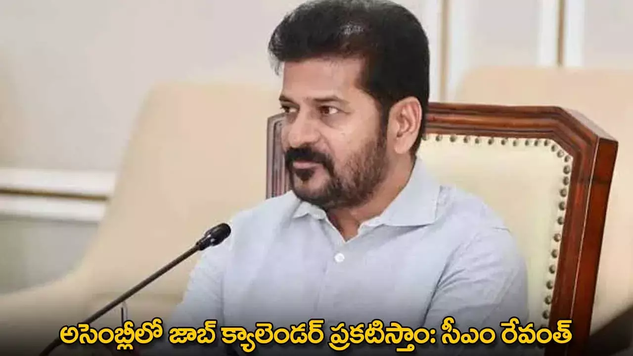 Job Calendar : అసెంబ్లీలో జాబ్ క్యాలెండర్ ప్రకటిస్తాం: సీఎం రేవంత్
