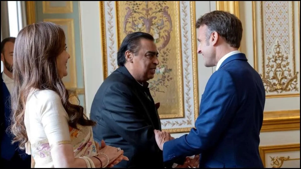 Paris Olympics 2024: ఫ్రెంచ్ ప్రెసిడెంట్ ఇమ్మాన్యుయేల్ మాక్రాన్ను కలిసిన ముఖేష్, నీతా అంబానీ Paris Olympics 2024: ఫ్రెంచ్ ప్రెసిడెంట్ ఇమ్మాన్యుయేల్ మాక్రాన్ను కలిసిన ముఖేష్, నీతా అంబానీ