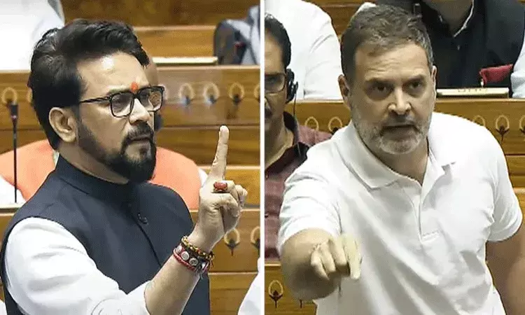 రాహుల్ గాంధీ కులంపై బీజేపీ ఎంపీ వ్యాఖ్యలు.. దద్దరిల్లిన లోక్సభ రాహుల్ గాంధీ కులంపై బీజేపీ ఎంపీ వ్యాఖ్యలు.. దద్దరిల్లిన లోక్సభ