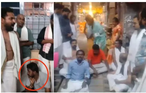 AP: మద్యం తాగి విధులకు హాజరైన శ్రీశైల ఆలయ ఉద్యోగి AP: మద్యం తాగి విధులకు హాజరైన శ్రీశైల ఆలయ ఉద్యోగి