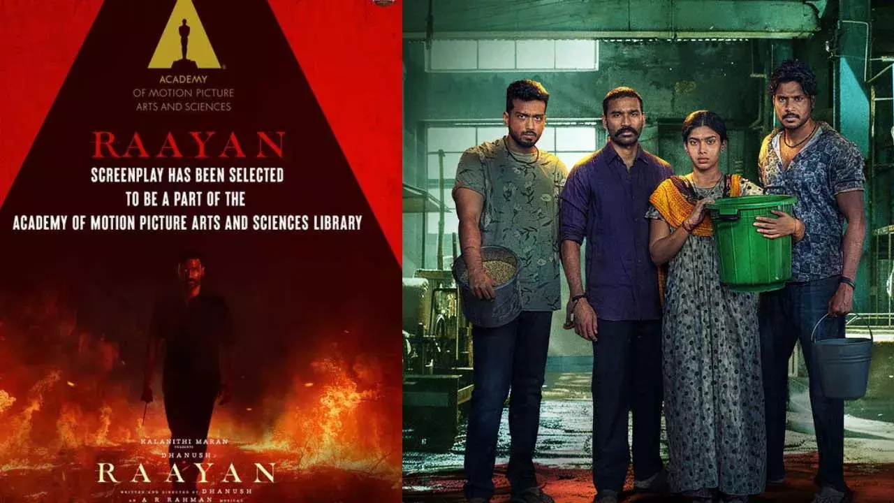 Dhanush : రాయన్ స్క్రీన్ ప్లేకు అరుదైన గౌరవం Dhanush : రాయన్ స్క్రీన్ ప్లేకు అరుదైన గౌరవం