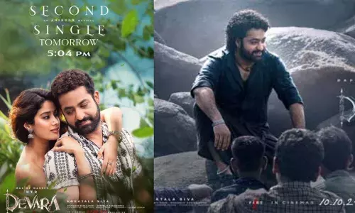 Jr. NTR : సాయంత్రమే దేవర సాంగ్ Jr. NTR : సాయంత్రమే దేవర సాంగ్