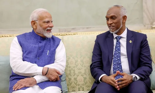 Maldives: భారత్పట్ల మాల్దీవులు అధ్యక్షుడి సానుకూల వ్యాఖ్యలు Maldives: భారత్పట్ల మాల్దీవులు అధ్యక్షుడి సానుకూల వ్యాఖ్యలు