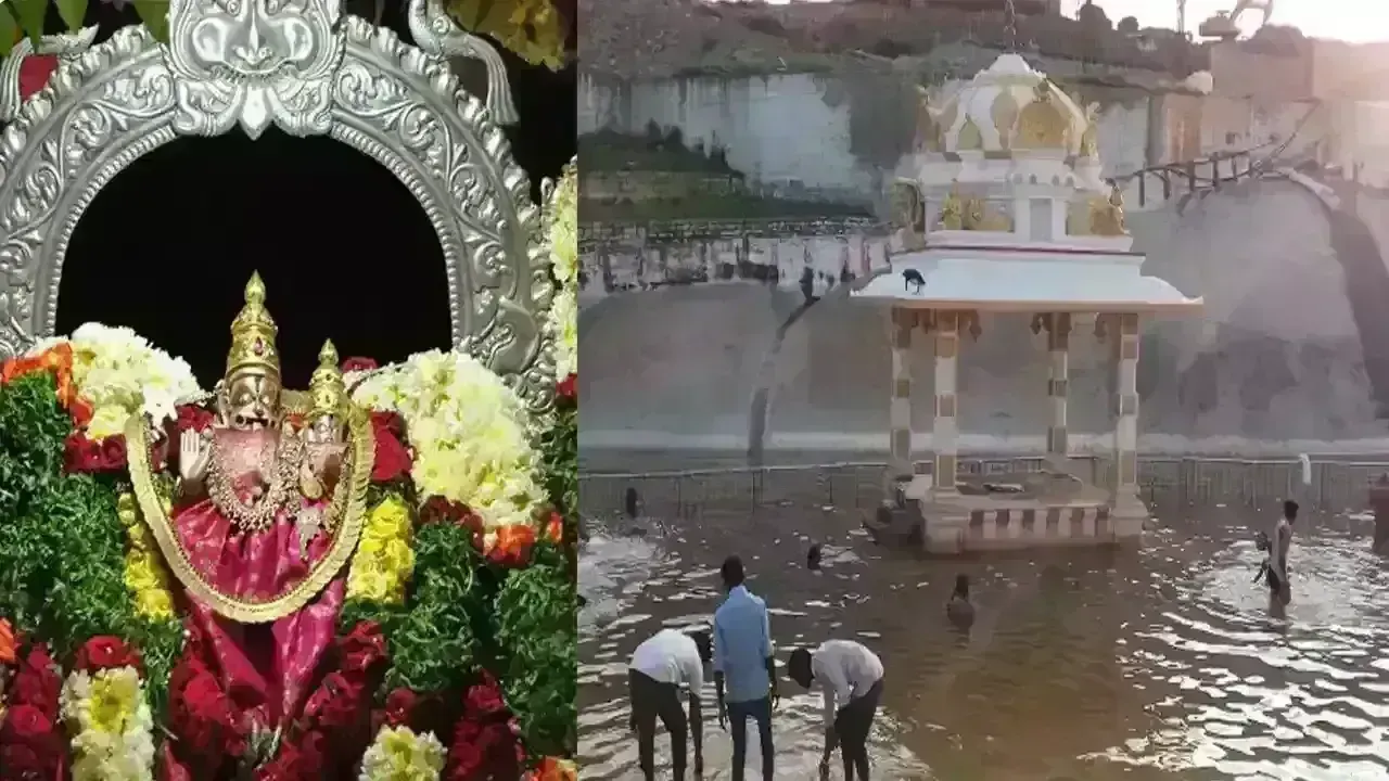 Yadagirigutta: విష్ణు పుష్కరిణిలో సంకల్ప స్నానాలు చేసే అవకాశం Yadagirigutta: విష్ణు పుష్కరిణిలో సంకల్ప స్నానాలు చేసే అవకాశం