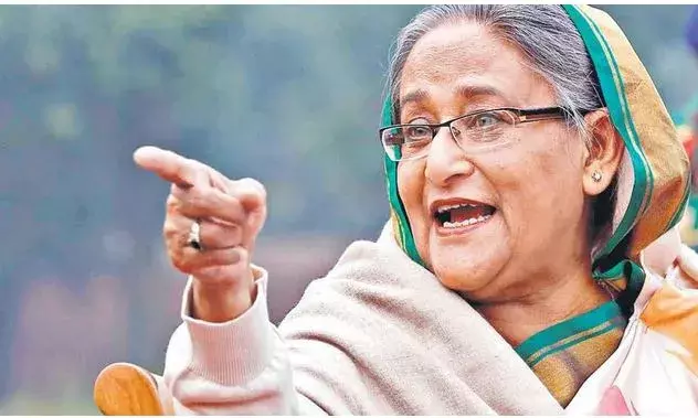 HASINA: అంతా అగ్రరాజ్యం కుట్ర