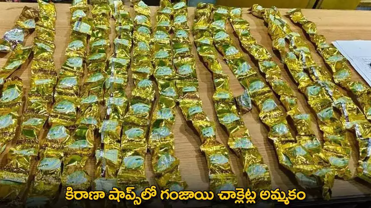 TG : కిరాణా షాప్స్లో గంజాయి చాక్లెట్ల అమ్మకం TG : కిరాణా షాప్స్లో గంజాయి చాక్లెట్ల అమ్మకం