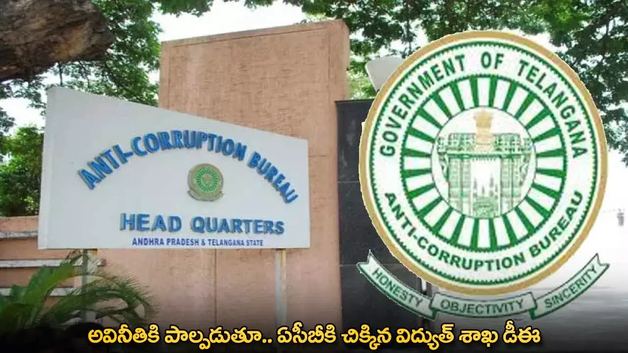 ACB : అవినీతికి పాల్పడుతూ.. ఏసీబీకి చిక్కిన విద్యుత్ శాఖ డీఈ ACB : అవినీతికి పాల్పడుతూ.. ఏసీబీకి చిక్కిన విద్యుత్ శాఖ డీఈ