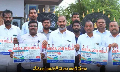 Job Mela : వేములవాడలో మెగా జాబ్ మేళా Job Mela : వేములవాడలో మెగా జాబ్ మేళా