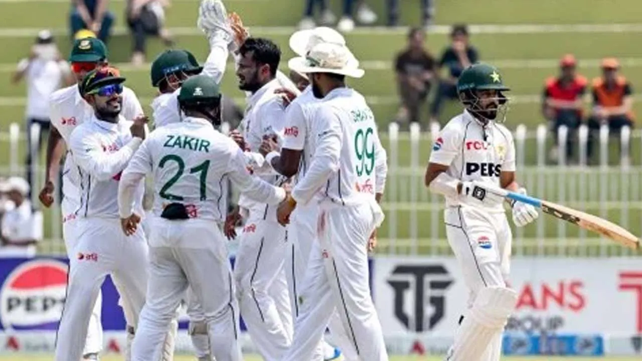 Pak vs Ban : పాక్ – బంగ్లా టెస్ట్ మ్యాచ్ లో స్లో ఓవర్ రేట్ Pak vs Ban : పాక్ – బంగ్లా టెస్ట్ మ్యాచ్ లో స్లో ఓవర్ రేట్