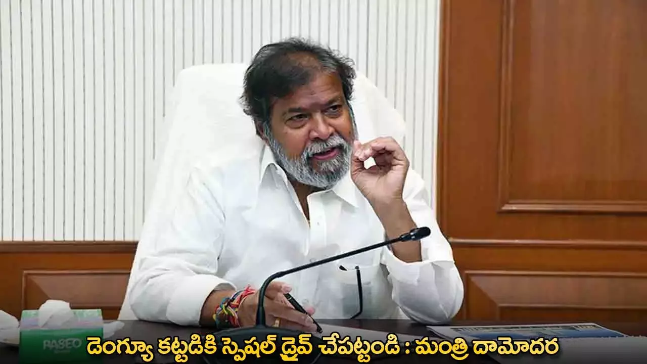 Dengue : డెంగ్యూ కట్టడికి స్పెషల్ డ్రైవ్ చేపట్టండి : మంత్రి దామోదర Dengue : డెంగ్యూ కట్టడికి స్పెషల్ డ్రైవ్ చేపట్టండి : మంత్రి దామోదర