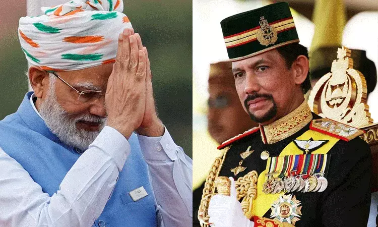 7 వేల కార్ల యజమాని.. ప్రధాని మోదీకి స్వాగతం పలకనున్న బ్రూనై సుల్తాన్..
