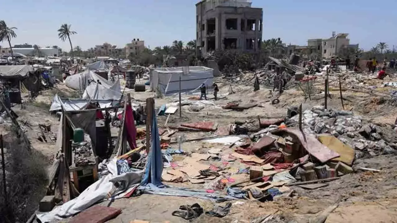 Gaza : గాజాలో నిరాశ్రయ జోన్పై ఇజ్రాయెల్ దాడి.. 40 మంది మృతి Gaza : గాజాలో నిరాశ్రయ జోన్పై ఇజ్రాయెల్ దాడి.. 40 మంది మృతి