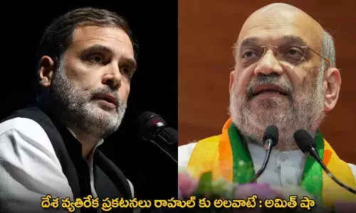 Amit Shah : దేశ వ్యతిరేక ప్రకటనలు రాహుల్ కు అలవాటే : అమిత్ షా