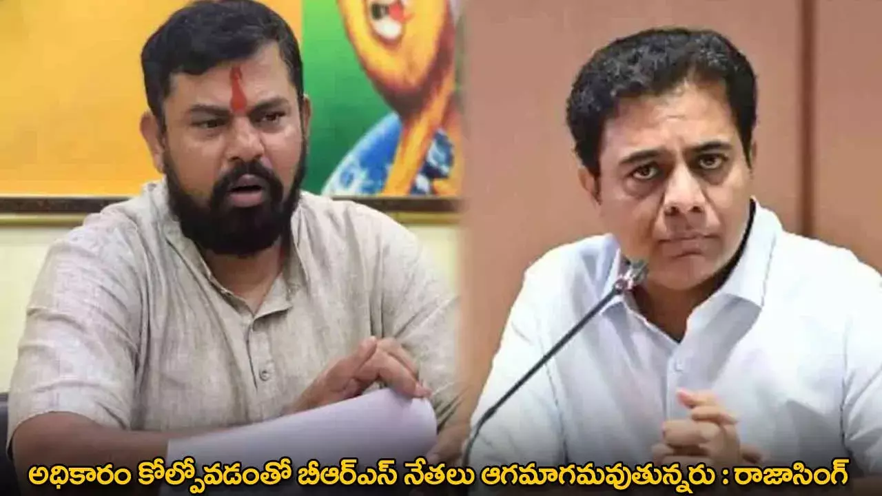 Raja Singh : అధికారం కోల్పోవడంతో బీఆర్‌ఎస్‌ నేతలు ఆగమాగమవుతున్నరు : రాజాసింగ్