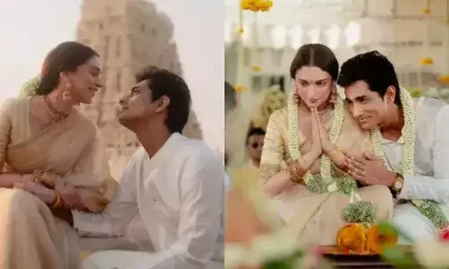 Siddharth-Aditi : పెళ్లితో ఒక్కటైన హీరో హీరోయిన్లు సిద్ధార్థ్, అదితీ రావు హైదరీ Siddharth-Aditi : పెళ్లితో ఒక్కటైన హీరో హీరోయిన్లు సిద్ధార్థ్, అదితీ రావు హైదరీ