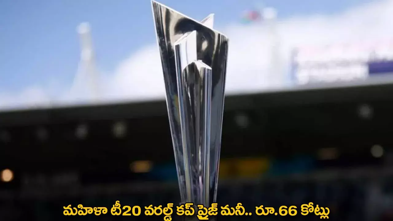 T20 World Cup : మహిళా టీ20 వరల్డ్ కప్ ప్రైజ్ మనీ.. రూ.66 కోట్లు T20 World Cup : మహిళా టీ20 వరల్డ్ కప్ ప్రైజ్ మనీ.. రూ.66 కోట్లు