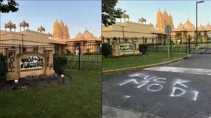 PM Modi : న్యూయార్క్‌లో హిందూ ఆలయంపై దాడి