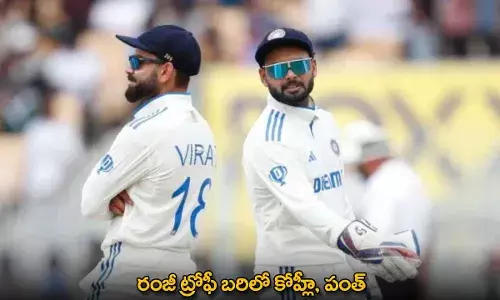 Ranji Trophy : రంజీ ట్రోఫీ బరిలో కోహ్లీ, పంత్ Ranji Trophy : రంజీ ట్రోఫీ బరిలో కోహ్లీ, పంత్