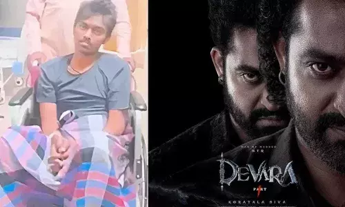 NTR Fan Death : దేవర చూస్తూ తారక్ అభిమాని మృతి NTR Fan Death : దేవర చూస్తూ తారక్ అభిమాని మృతి